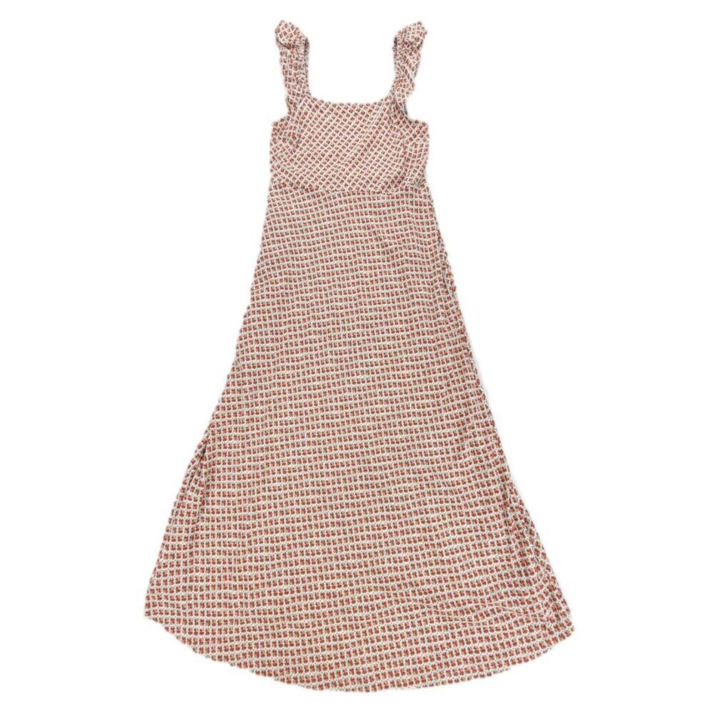 BODEN Frill Detail Jersey Midi Dress Modest Boho Cottagecore Lolita Floral 8
